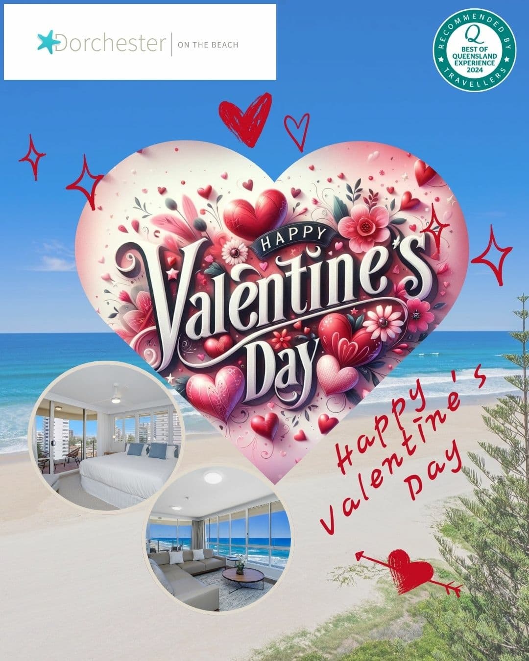 Dorchester on the Beach Valentine's Day Special Package